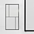 Versatile Glass Partition: Standalone or Pivot Door 3D model small image 1