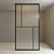 Versatile Glass Partition: Standalone or Pivot Door 3D model small image 2