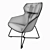 Italian Comfort: Ray Lounge Seating 3D model small image 4