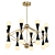 CARACAS Chandeliert: Modern Art Deco Chandelier 3D model small image 1