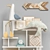 Coastal Adventure Toy and Furniture Set 3D model small image 2