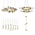 Modern Chandelier Collection 3D model small image 1