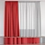 Scarlet Curtains 3D model small image 1