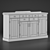 Luxury Yacht Oak Cabinet 3D model small image 4