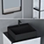 Sleek Modern Bathroom Cabinet 3D model small image 2