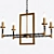Refraktika Chandelier 4 - Elegant Lighting Solution 3D model small image 3