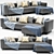 Modern Corn Sofa: Stylish & Versatile 3D model small image 2