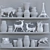 3D Decorative Shelf Display 3D model small image 3