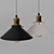 Elegant Scandinavian Pendant Lights 3D model small image 1