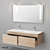 OM Velvex Pulsus 140 - Modern Bathroom Set 3D model small image 2