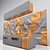 Sleek Reception Desk for Hotels 3D model small image 1