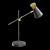 Short Unique Title: Modern Loft Desk Lamp 3D model small image 2