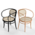 Classic Elegance: 210R Armchair Thonet 3D model small image 2