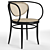 Classic Elegance: 210R Armchair Thonet 3D model small image 3