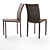 Elegant Dining Chairs Set 3D model small image 4