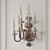 Elegant Due Wall Sconce: Venini 3D model small image 2