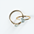 Dazzling Diamond Gold Rings 3D model small image 2