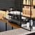 Dark and Cozy Cafe Coffee Shop 3D model small image 3