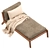 Modern SOVA Deckchair - Ultimate Comfort 3D model small image 4