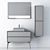 Modern Bathroom Cabinet Set | Sleek Design 3D model small image 7