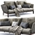 Luxury 2013 Molteni & C CHELSEA Sofa 3D model small image 2