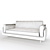 Effortlessly Elegant Olive Sofa 3D model small image 6