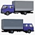 BAW Fenix 1065 Double Cab Truck: Versatile Tilt Design 3D model small image 3