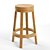 Modern Spin Counter Stool: Stylish & Functional 3D model small image 4