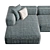 Hybrid Sofa: Versatile Modular Seating 3D model small image 3