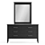 Elegant Dark Gray Dresser: Coastwood's No. 01 3D model small image 2