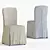 Suzie 18"h Slipcover: Stylish Set of 2 Dining Chair Covers 3D model small image 1