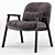 Luxurious Baltimora Velvet Armchair - Calligaris 3D model small image 3