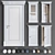 Classic Solo5 Doors: Timeless Elegance.Refined Design. 3D model small image 1