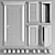 Italian Design Solo1: Classic Doors with Hidden Hinge 3D model small image 5