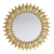 Glistening Gold Leaf Mirror 3D model small image 1