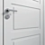 Elegant Neo Classic Door Set 3D model small image 3