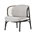 Elegant Thonet Vienna Armchair 3D model small image 1