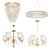 Modern Chandelier Collection 3D model small image 1