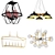 Modern Chandelier Collection 3D model small image 1