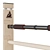 FatMonkey Wall Bars: Versatile Exercise & Stretching Equipment 3D model small image 2