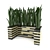 Sleek Sansevieria Leaf Sculpture 3D model small image 3