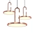 Metal Frame LED Pendant Light 3D model small image 1