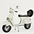 Vintage Vespa 04: High Quality 3D Model 3D model small image 3