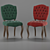 Luxurious Beatrix Dining Chair 3D model small image 1
