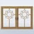 Rustic Eslimi Windows: Vintage Charm 3D model small image 1