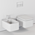 Flaminia Nile Wall-Hung WC 3D model small image 5