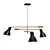 Elegant Kace Chandelier: 3 Arms 3D model small image 1