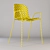 Modern Shell Armrest Chair 3D model small image 2