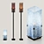 BM Ambato Lighting Set: Table & Floor Lamps 3D model small image 1