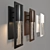 Elegant Accordion Wall Sconce 3D model small image 1